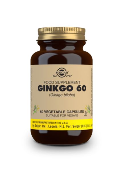 Ginkgo 60 cápsulas vegetais - SOLGAR Img 4