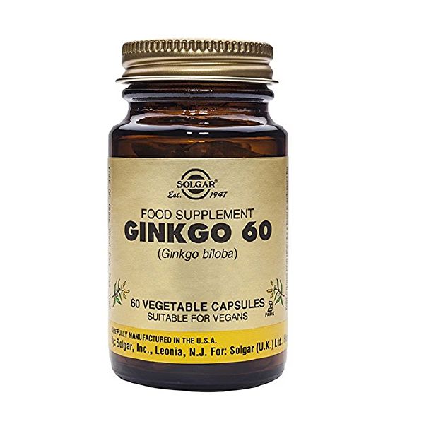 Ginkgo 60 cápsulas vegetais - SOLGAR