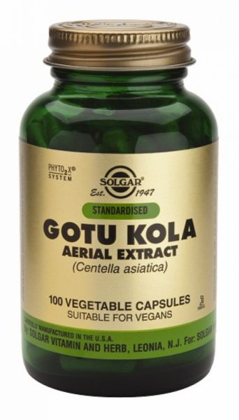 Gotu Kola 100 cápsulas vegetais - SOLGAR