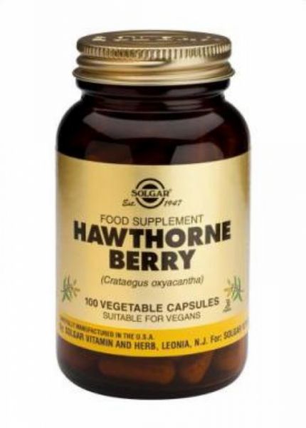 Hawthorn 100 Vegetable Capsules - SOLGAR