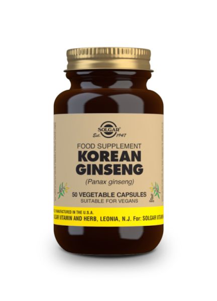 Ginseng Coréen 50 Gélules Végétales - SOLGAR Img 4