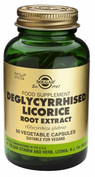 Deglycyrrhizal Licorice 60 Vegetable Capsules