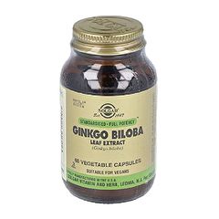 Buy SOLGAR Ginkgo Biloba 60 Vegetable Capsules By 41,43€