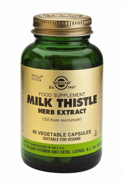 Milk Thistle 60 grönsakskapslar - SOLGAR