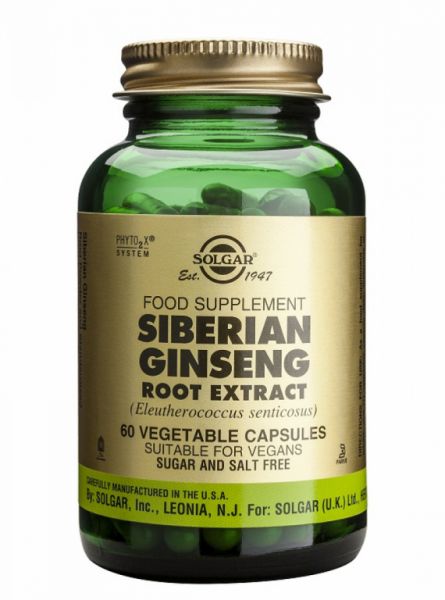 Ginseng Siberià 60 Càpsules Vegetals - SOLGAR