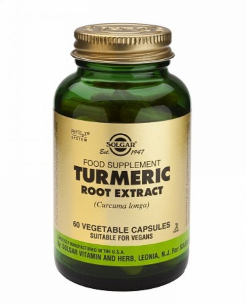 Turmeric 60 Vegetable Capsules - SOLGAR