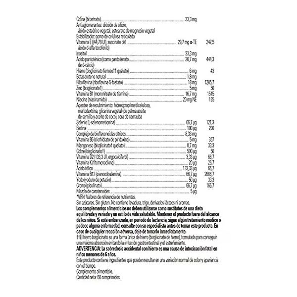 Female Multiple 60 Tablets - SOLGAR Img 3