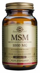 Buy SOLGAR MSM 1000mg 60 Tablets By 25,28€