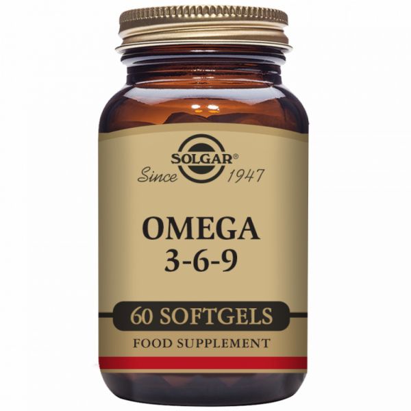 Omega 3-6-9 Behållare 60 pärlor - SOLGAR