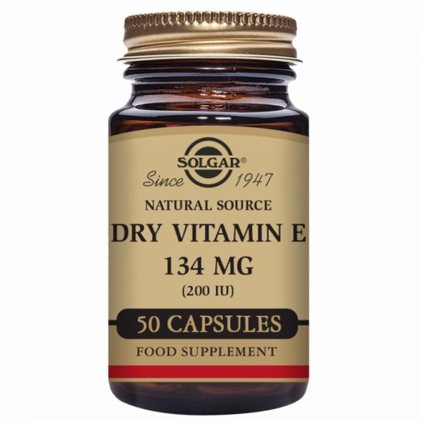 Droge vitamine E 200 IE 50 plantaardige capsules