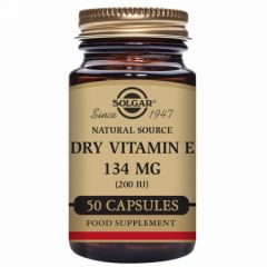 Buy SOLGAR Dry Vitamin E 200 IU 50 Vegetable Capsules By 16,85€