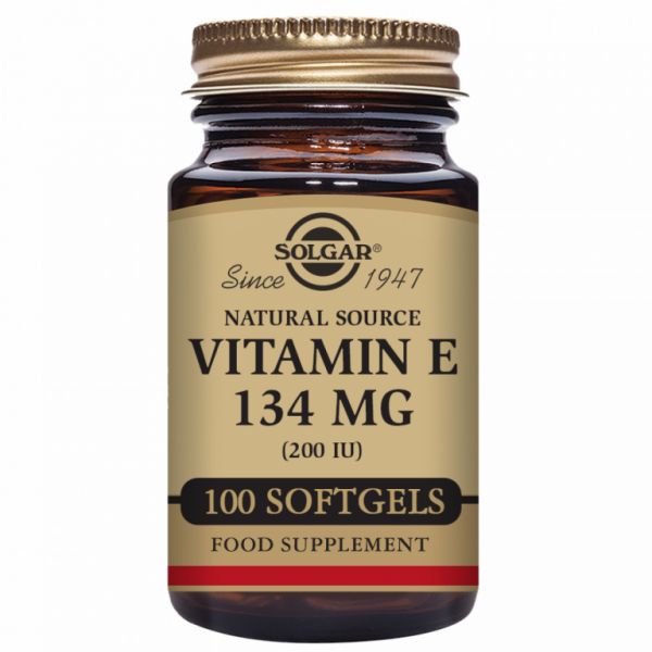 Vitamin E 200 IE 100 pärlor - SOLGAR