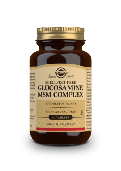 Complexe Glucosamine MSM 60 Comprimés - SOLGAR Img 4