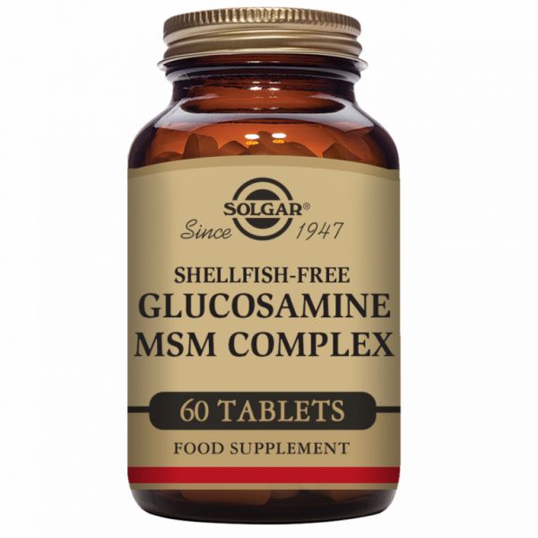 Complexe Glucosamine MSM 60 Comprimés - SOLGAR