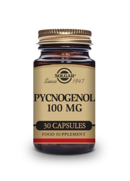 Extrato de casca de pinheiro Pycogenol 100 mg 30 cápsulas vegetais Img 2