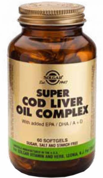 Super Cod Liver Oil Complex 60 pärlor - SOLGAR