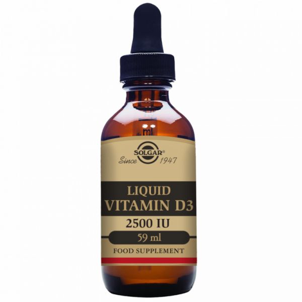 Flytande Vitamin D3 2500 IE 59 ml - SOLGAR