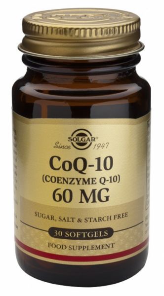 Co-enzym Q-10 60 mg 30 Parels - SOLGAR