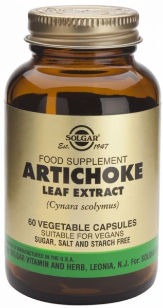 Artichoke 60 Vegetable Capsules - SOLGAR