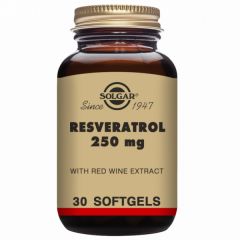 Buy SOLGAR Resveratrol 250mg 30 Pearls By 43,75€