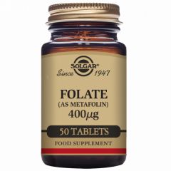 Buy SOLGAR Folate (as Metafolin) 400 mcg 50 Tablets By 16,35€