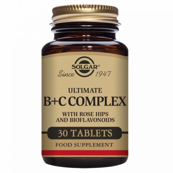 Ultiem B+C-complex 30 tabletten - SOLGAR