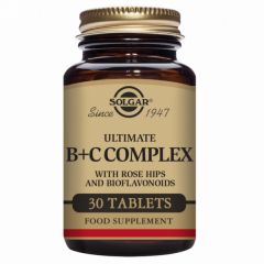 Buy SOLGAR Ultimate B+C Complex 30 Tablets By 15,25€