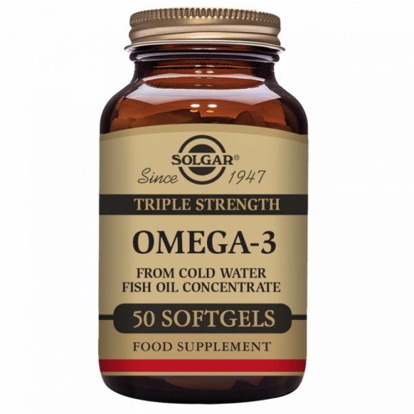 Omega 3 drievoudige concentratie 50 softgels