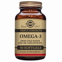 Comprar SOLGAR Omega 3 Concentração Tripla 50 cápsulas moles Por 43,62€