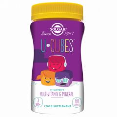 Acheter SOLGAR U-Cubes Gummies 60 Gummies à croquer Par 23,09€