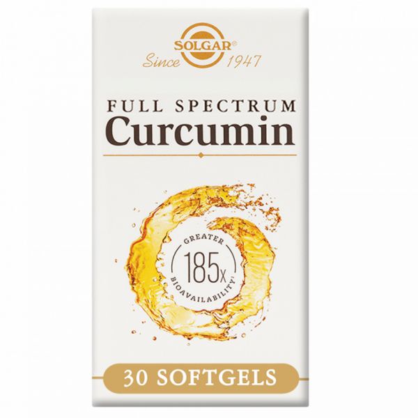 Curcumine à spectre complet 30 gélules - SOLGAR