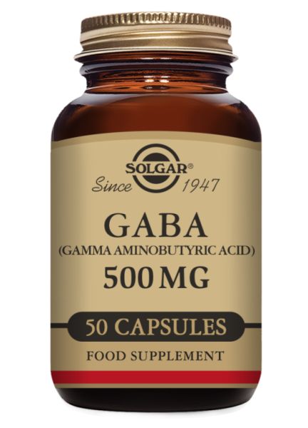 GABA 500 mg 50 cápsulas vegetais - SOLGAR Img 2