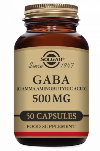 GABA 500 mg 50 cápsulas vegetais - SOLGAR