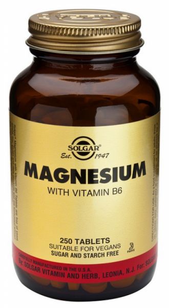 Magnésium et Vitamine B6 100 Comprimés - SOLGAR