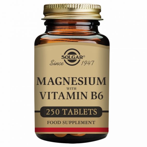 Magnésium et Vitamine B6 250 Comprimés - SOLGAR