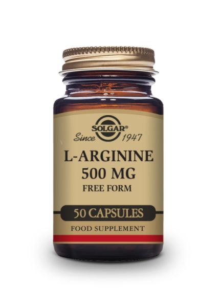 L-arginin 500 mg 50 grönsakskapslar - SOLGAR Img 2