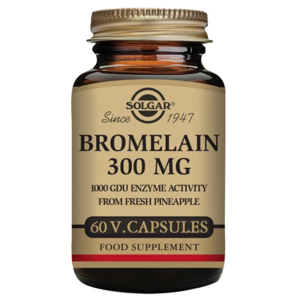 Bromelain 300 mg 60 Capsules - SOLGAR Img 2