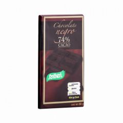 Buy SANTIVERI CHOCOLATE T. BLACK 74% CACAO 80 grams By 3,70€