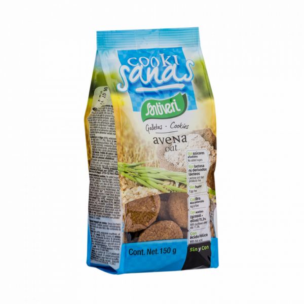 BISCOITOS DE AVEIA COOKISANAS 150G - SANTIVERI