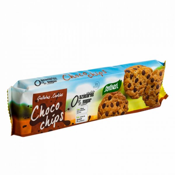 BISCOITOS CHOCO-CHIPS 185G - SANTIVERI