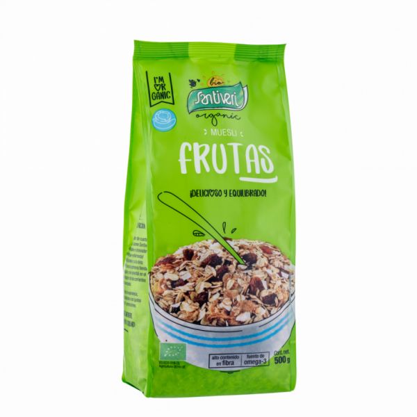 MUESLI COM FRUTAS 500 GR - SANTIVERI