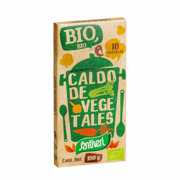 CALDO DE VEGETAIS NATURALIA BIO 100GR - SANTIVERI