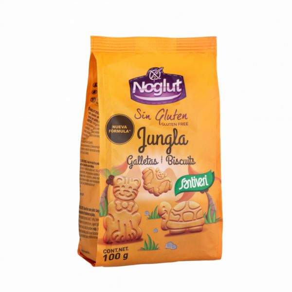 BISCOTTI DELLA GIUNGLA NOGLUT 100GR - SANTIVERI