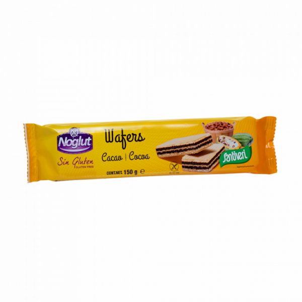 NOGLUT GALLETAS RELLENAS CACAO 150GR - SANTIVERI