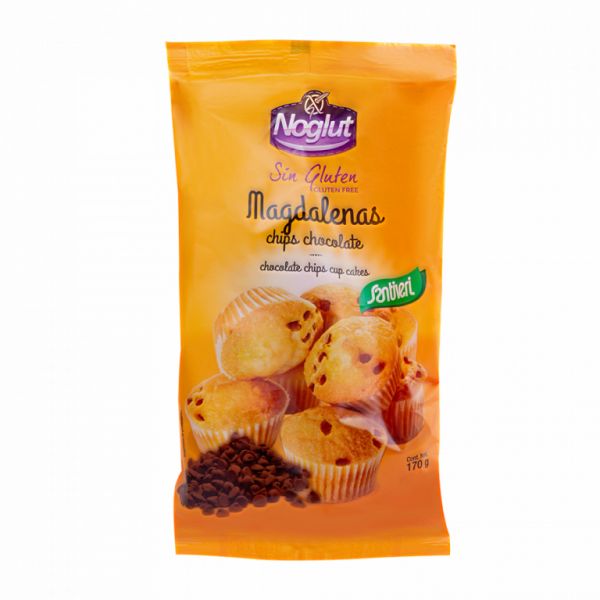 NOGLUT MAGDALENA PEPITAS CHOCO 170GR - SANTIVERI