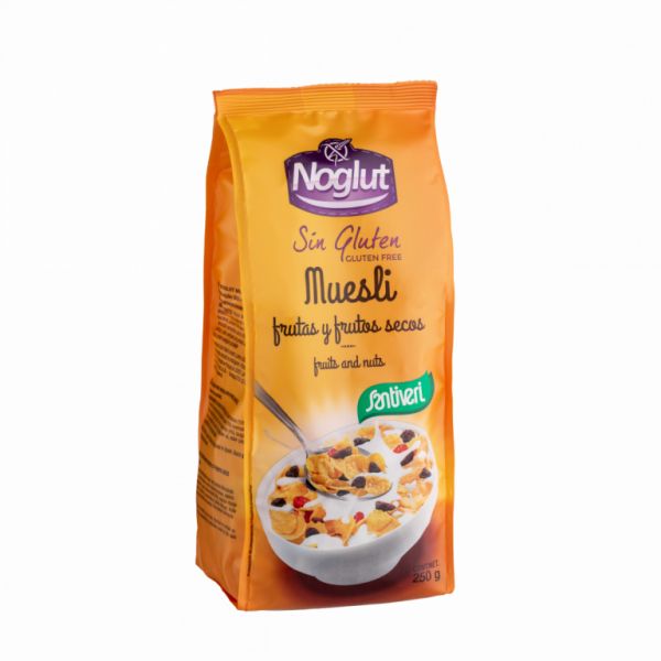 MUESLI NOGLUT AUX FRUITS 250GR - SANTIVERI