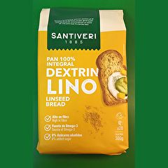 Buy SANTIVERI Dextrin bread with linen 300gr By 3,35€