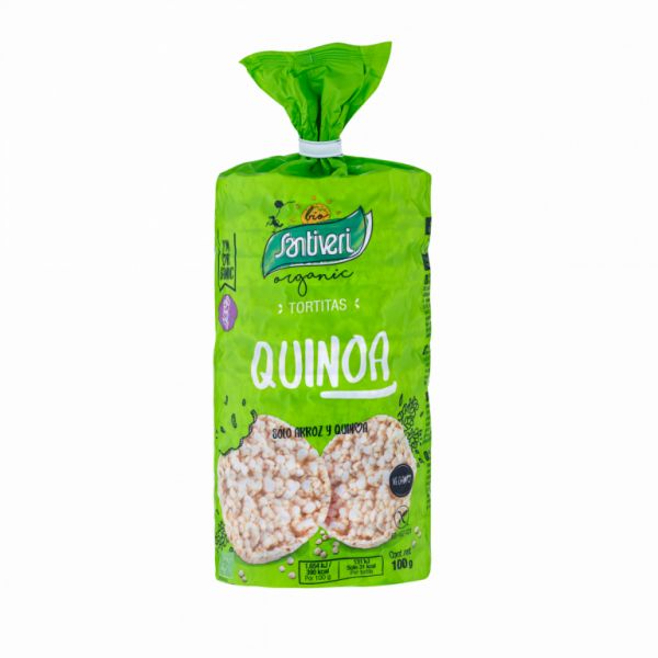 BOLOS DE ARROZ DE QUINOA 130GR - SANTIVERI