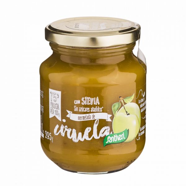 MERMELADA CIRUELA CON STEVIA 295GR - SANTIVERI