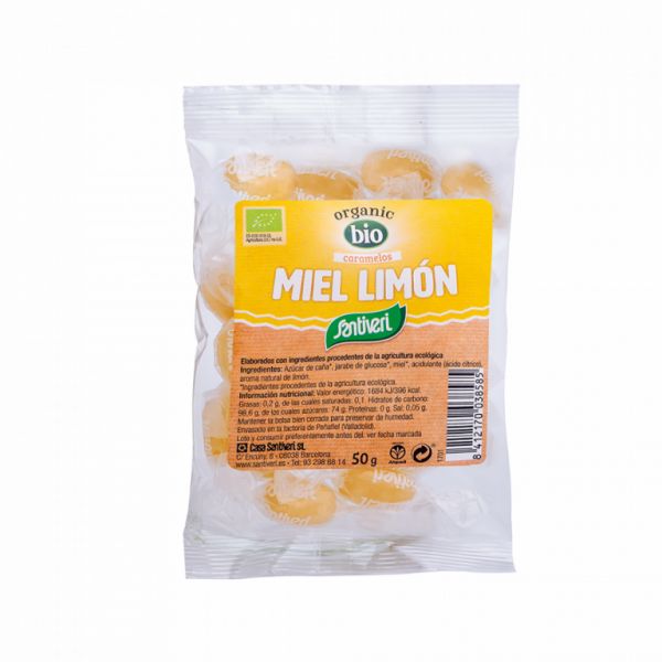 ORGANIC LEMON AND HONEY CANDIES - SANTIVERI